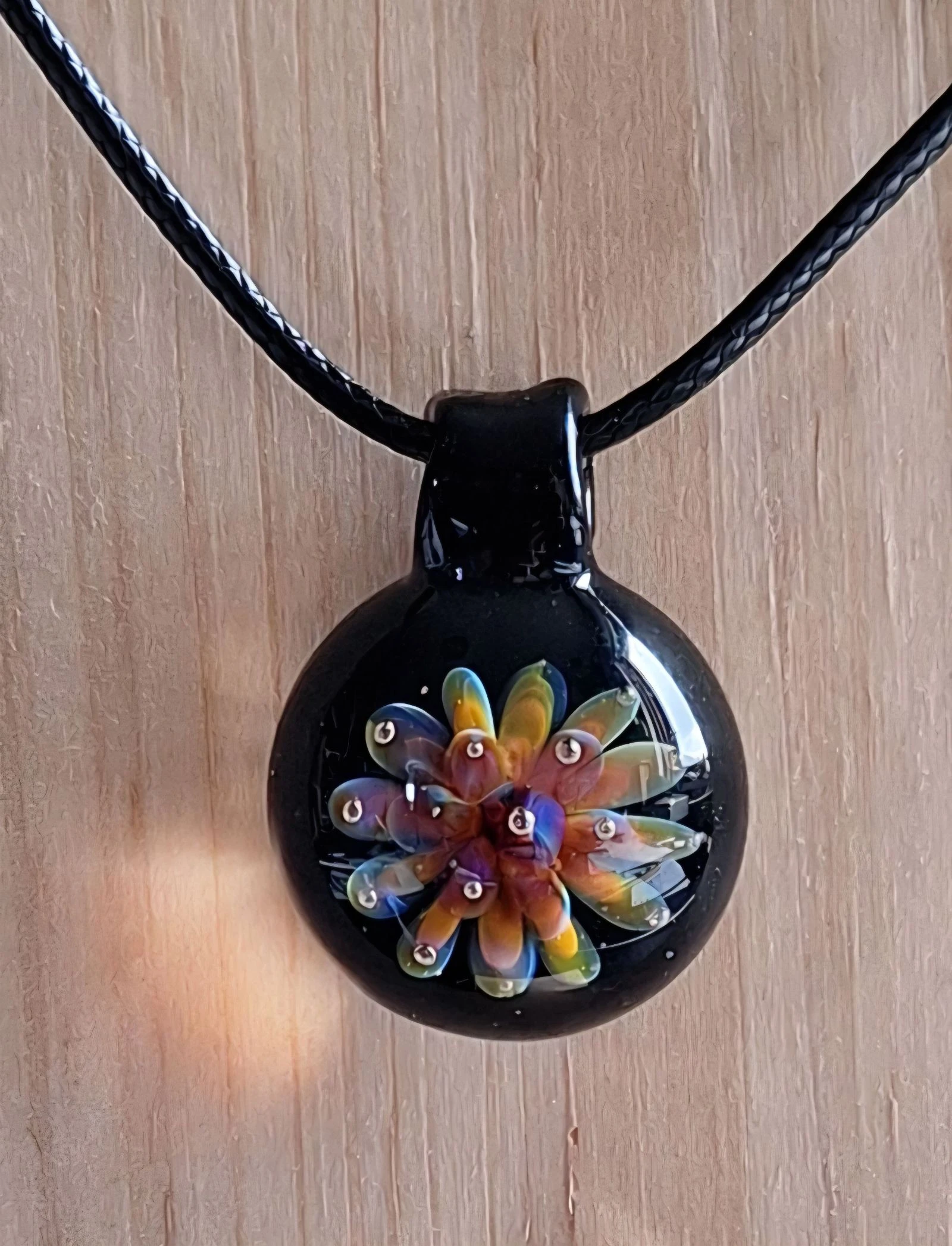 Handgemaakte lampwork glas hanger 